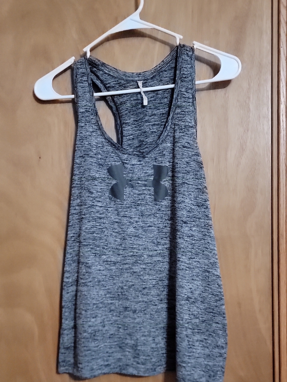 Under Armour Women's Gray Heather Racerback Workout Tank